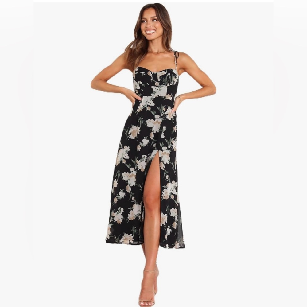 Petal & Pup Meg Floral Print Bustier Dress | US Size 6